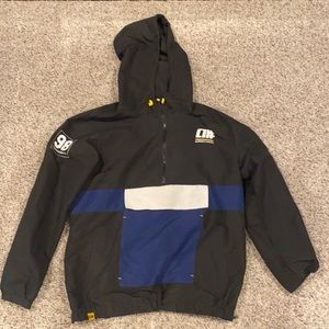 Colorblock Alpha Numeric Windbreaker